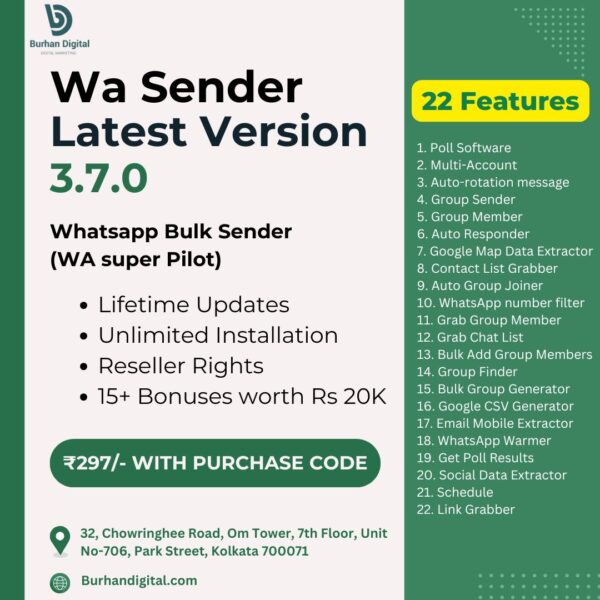 22 in 1‎ WhatsApp‎ Marketing Software